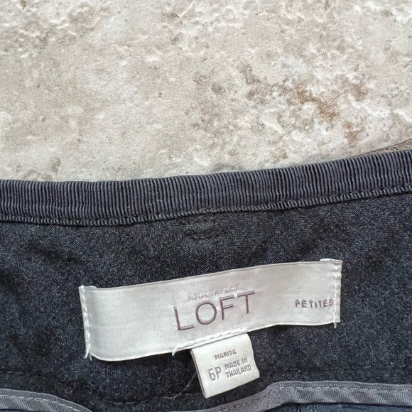 Loft women’s gray dress pants - Picture 2 of 4
